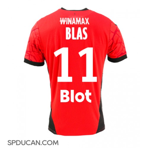 Muški Nogometni Dres Stade Rennais Ludovic Blas #11 Domaci 2024-25 Kratak Rukav